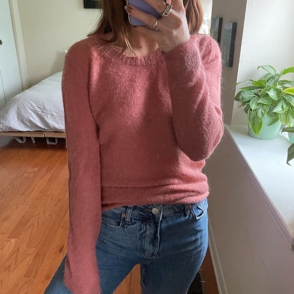 Peserico Sweaters - Peserico Tricot Long Sleeve Pullover Sweater Pink Size 6